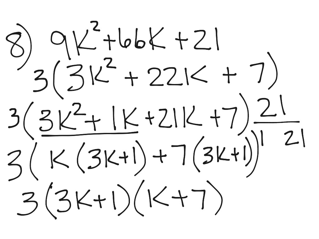 kuta-factoring-trinomials-a-1-number-7-and-8-math-algebra-factoring-showme