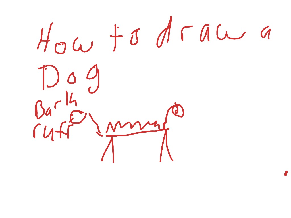 How to draw a stick dog Art, Drawing ShowMe