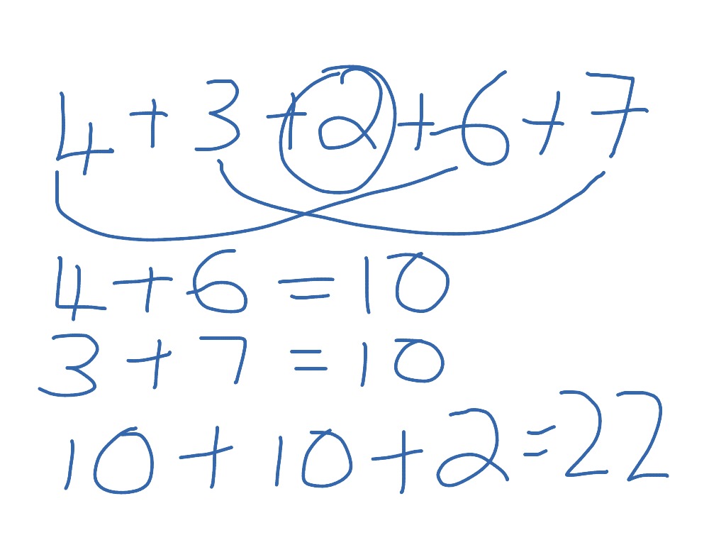 Adding using tens | Math | ShowMe