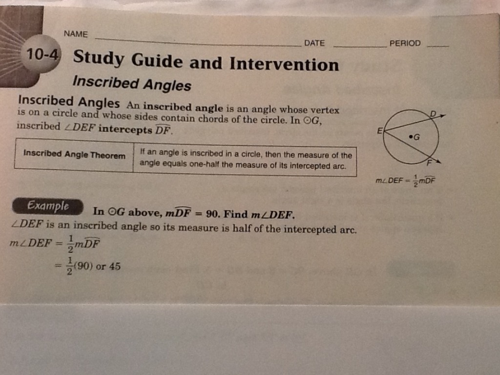 10-4-study-guide-and-intervention-inscribed-angles-answers-study-poster