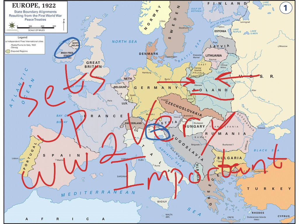 Change To Europe Following WW1 History Europe ShowMe