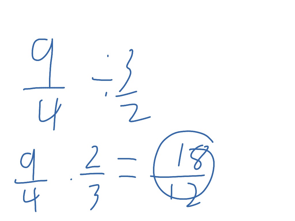 Dividing Improper Fractions | Math, Algebra, functions | ShowMe