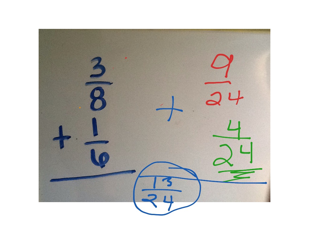 Adding Fractions With Uncommon Denominators Math Elementary Math 5th Grade Math Fractions