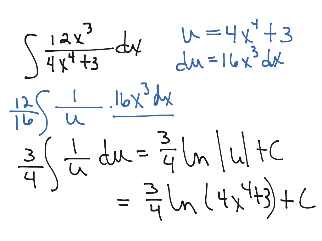 12.3. Integration of logarithmic functions | Math, Calculus, Integrals ...