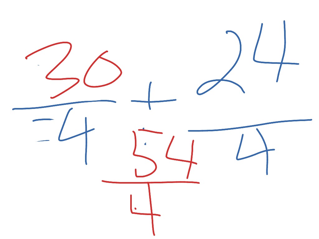 Adding and subtracting improper fractions | Math | ShowMe