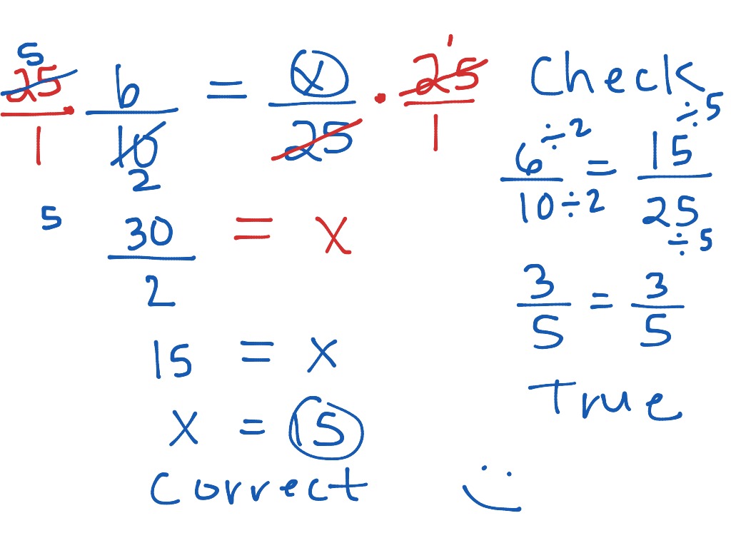 Solve A Proportion Math Arithmetic Showme 8631