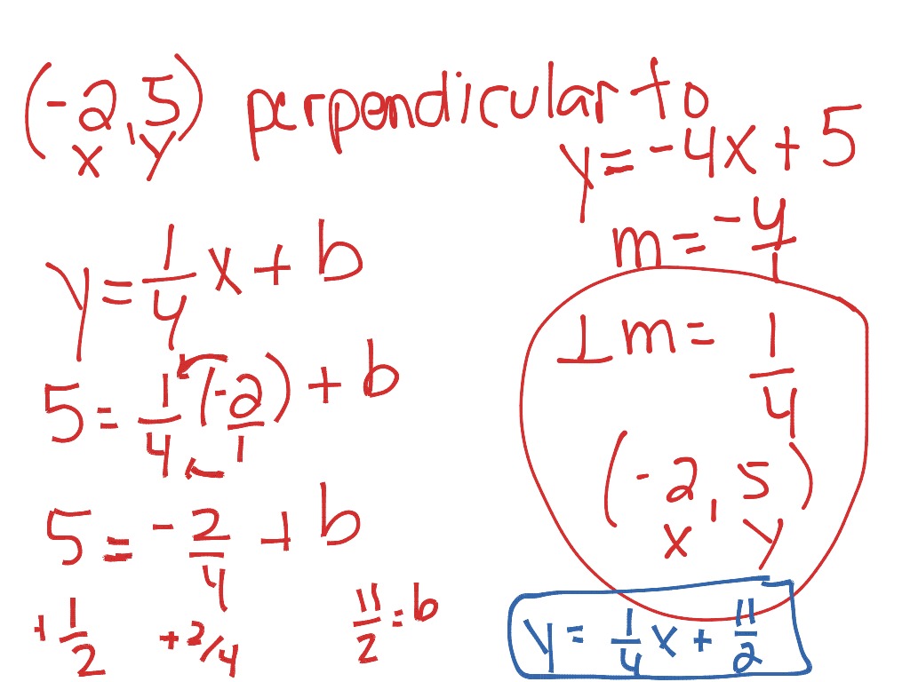 V14 Equation Of Parallel And Perpendicular Lines Math Geometry Showme 1727