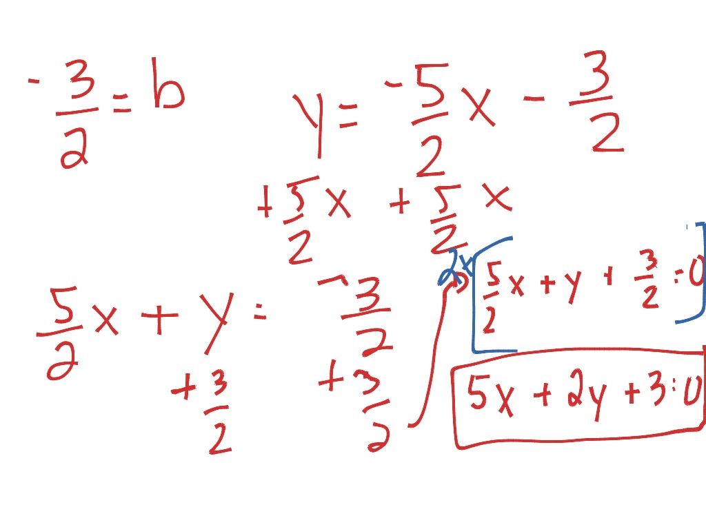 V15 General Form | Math, geometry | ShowMe