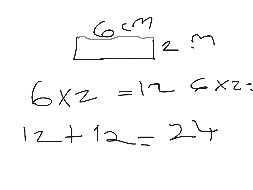 Area Of A Rectangle Math Showme