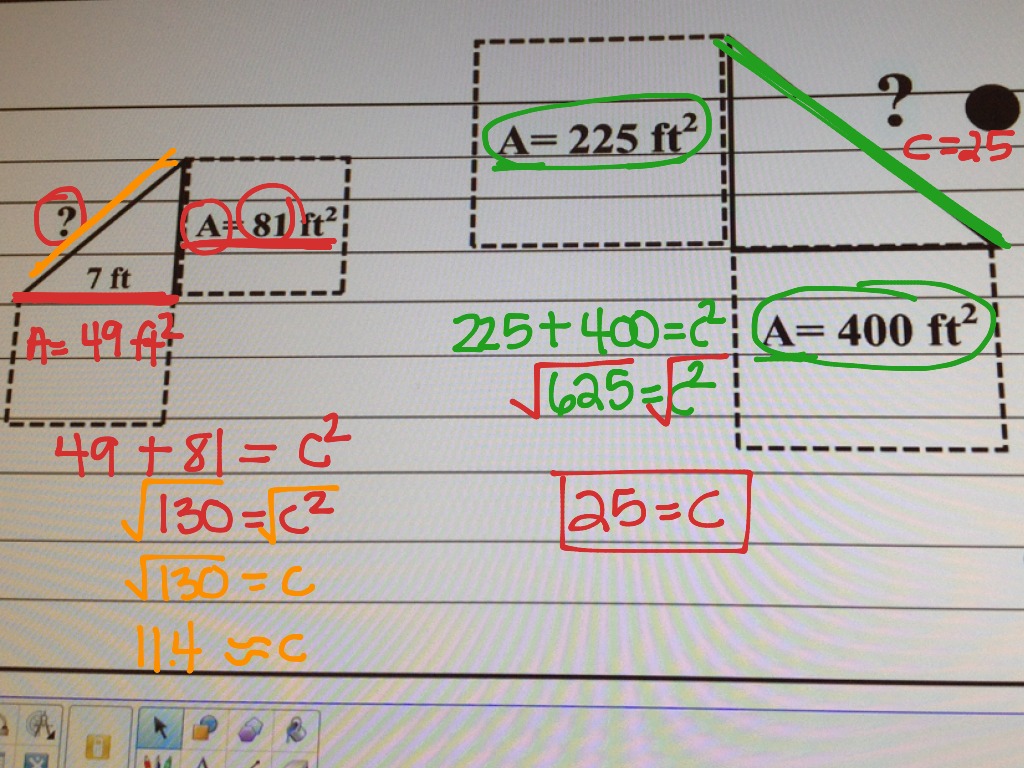 Pythagorean Theorem Find C | Math | ShowMe