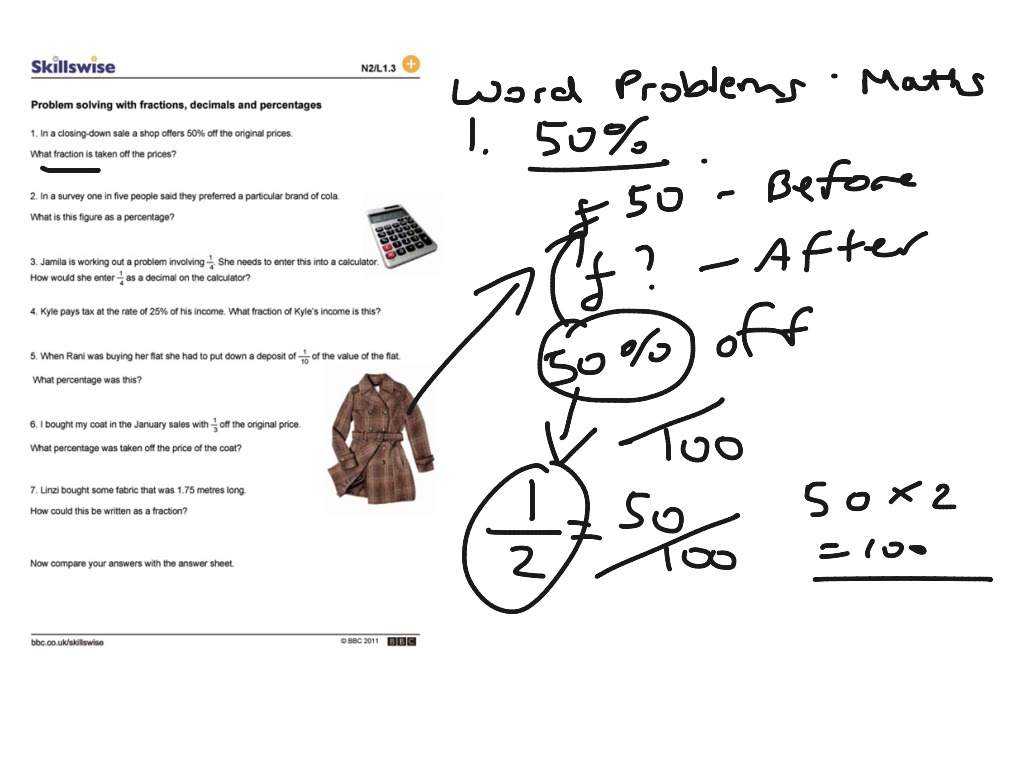 word-problems-percentages-math-word-problems-showme