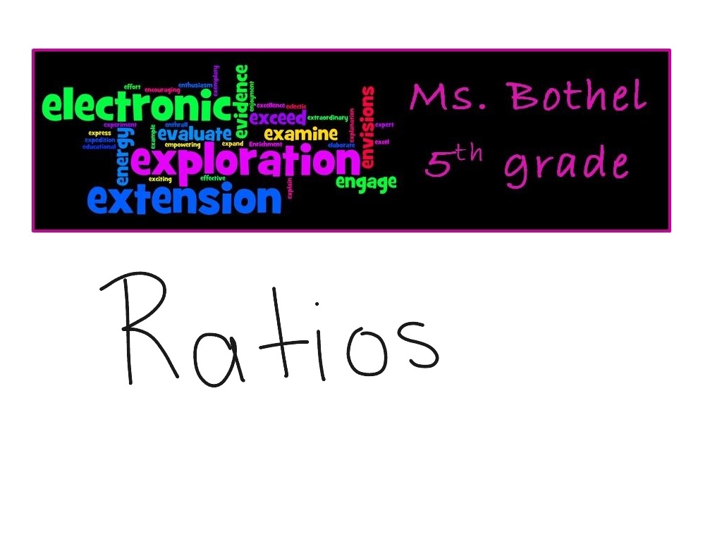 Ratios | Math, Elementary Math, 5th grade math | ShowMe