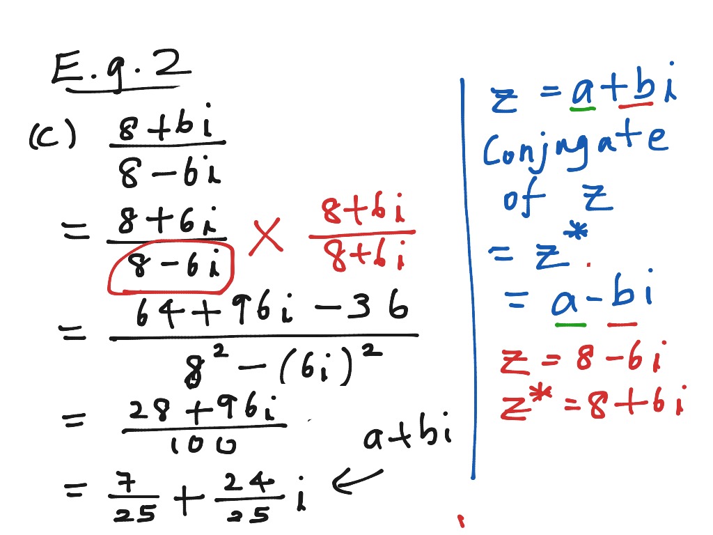 Complex nos one_Example 2 | Math | ShowMe