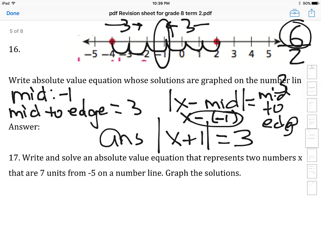 16 Math Algebra Solving Equations Showme