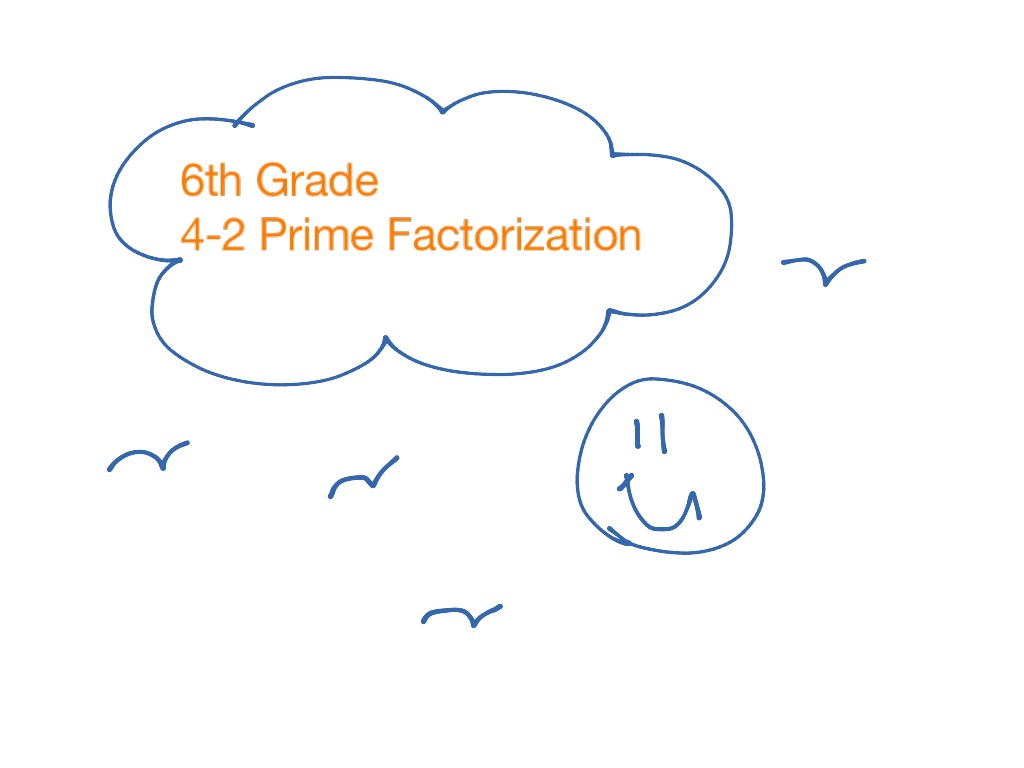 4-2 Prime Factorization | Math, 6th Grade Math | ShowMe