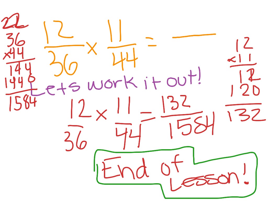 Basic multiplying fractions | Math, Elementary Math, 5th grade math ...