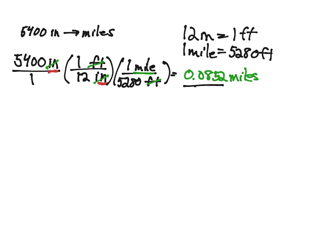 Dimensional Analysis Example Science Showme