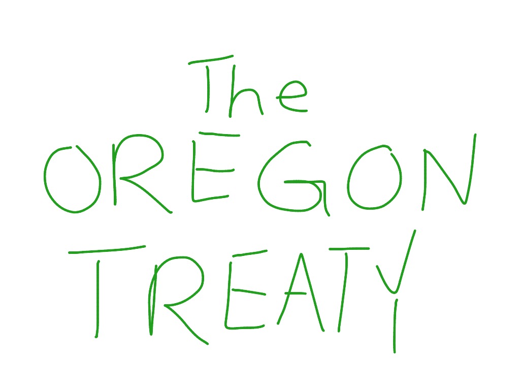 The Oregon Treaty | History | ShowMe