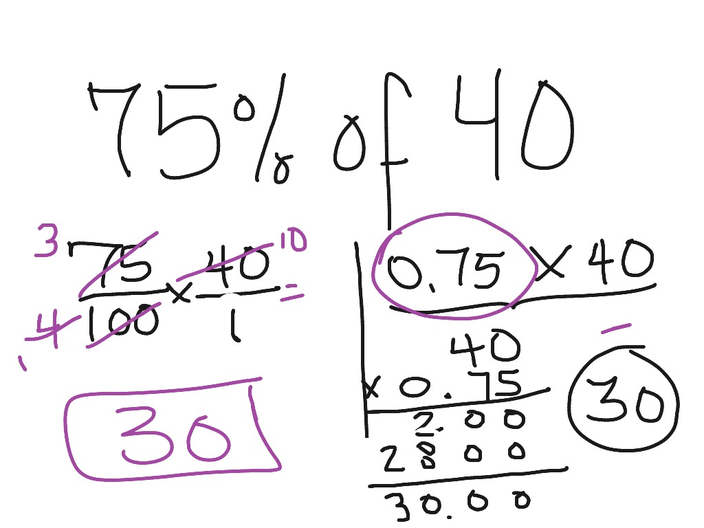 find-the-percent-of-a-whole-number-showme