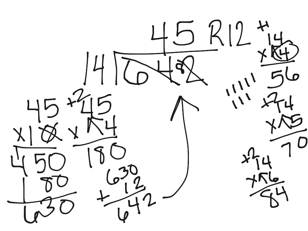 Easy long division | Math | ShowMe