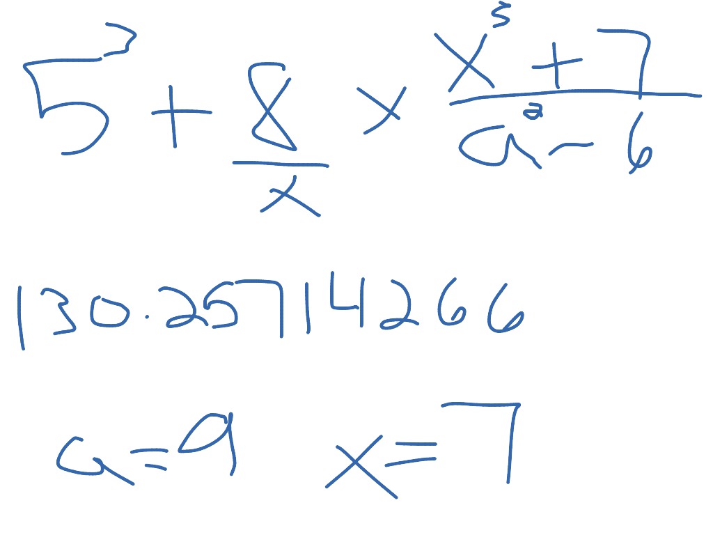 Algebraic Expressions Lesson 5.8 | Math, Algebra | ShowMe