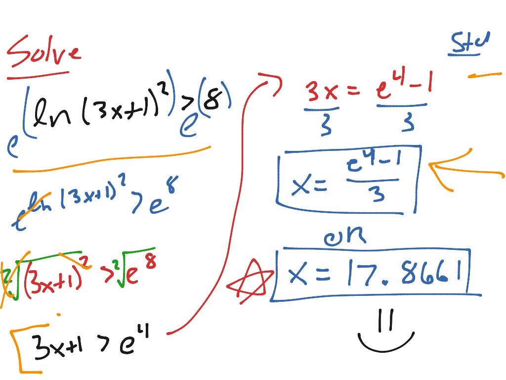 showme-natural-log-equations