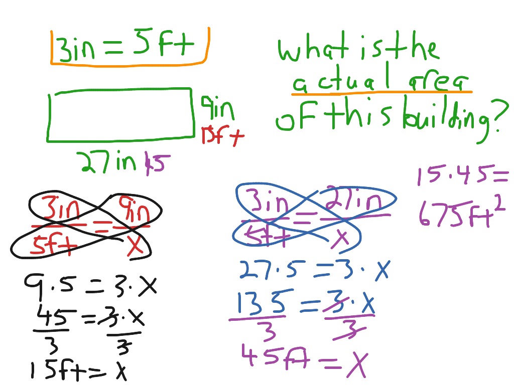 7th grade math scale drawings worksheet