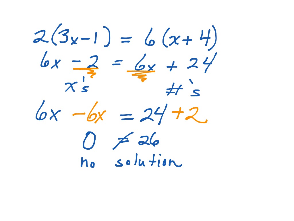 how-to-know-when-an-equation-has-no-solution-or-infinitely-many-solutions-sciencing