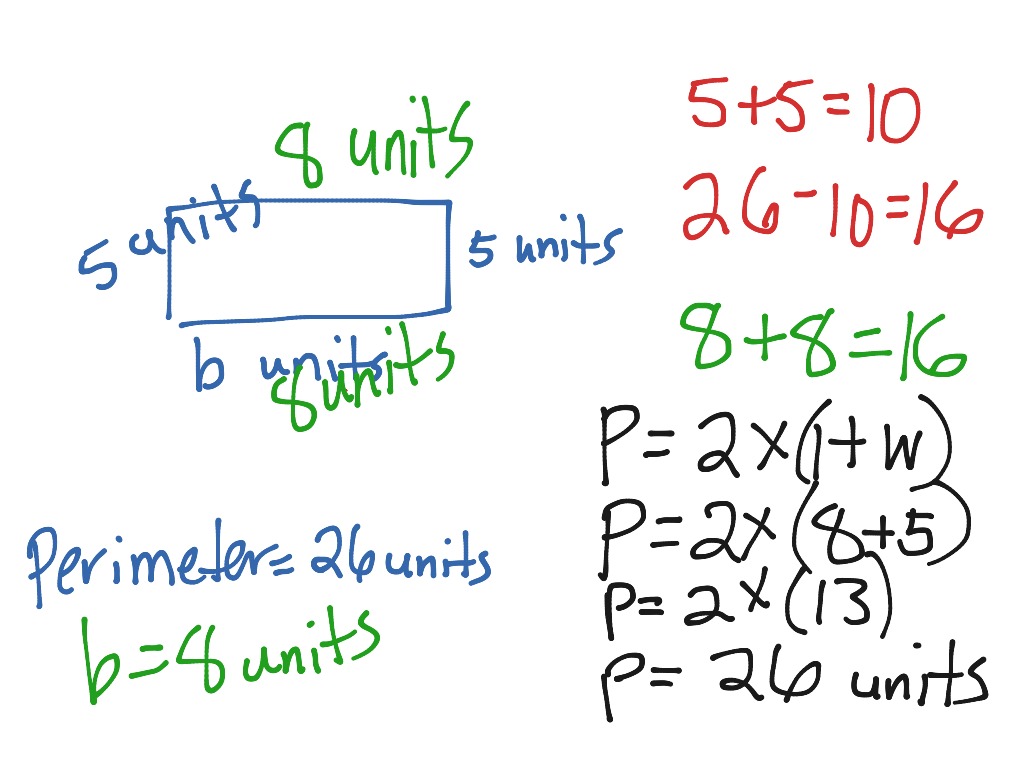 Finding The Missing Length Of A Rectangle Lesson 1 Math Elementary Math Math 4th Grade 