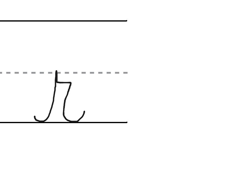 How To Do A Lowercase R In Cursive