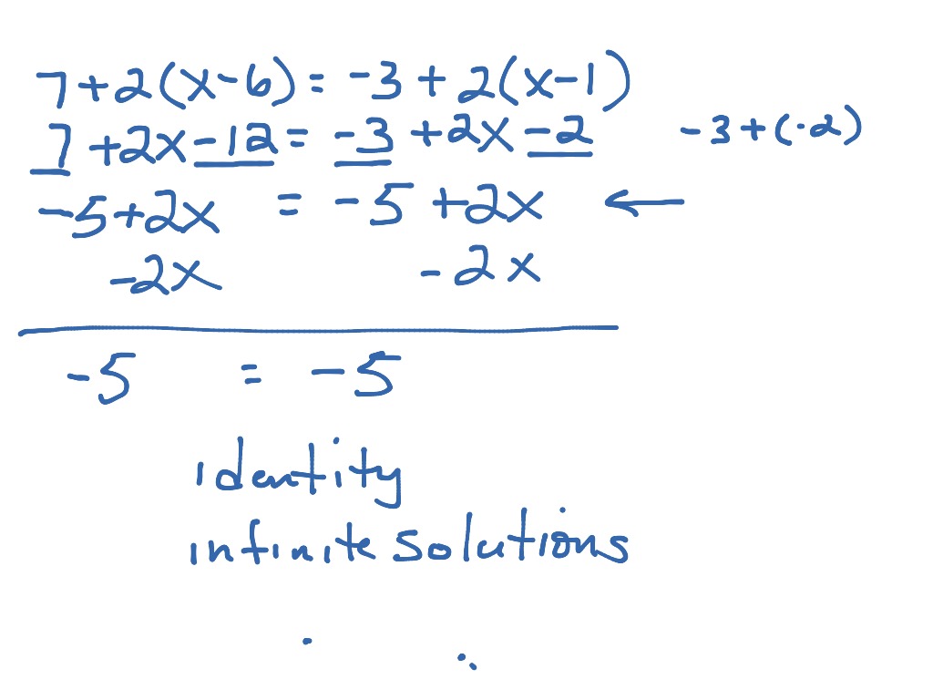 Identity equation | Math | ShowMe