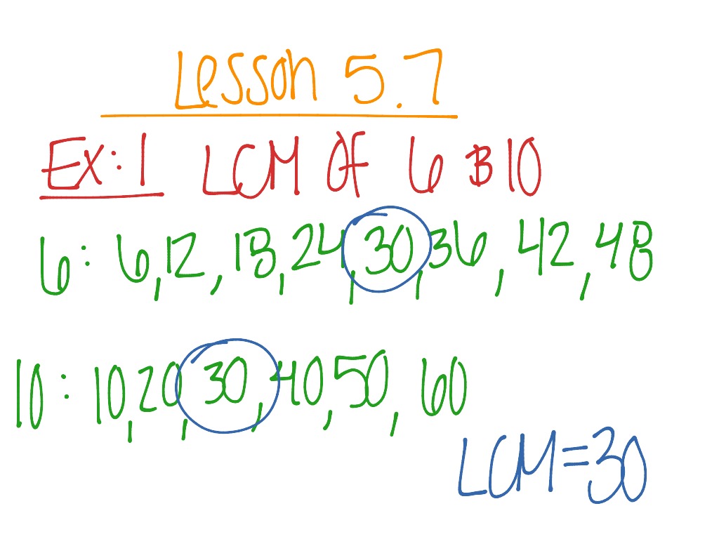 Level 6- Lesson 5.7 | Math | ShowMe