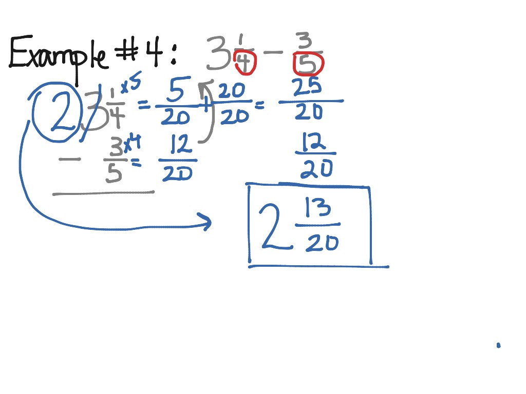 adding-and-subtracting-mixed-fractions-a