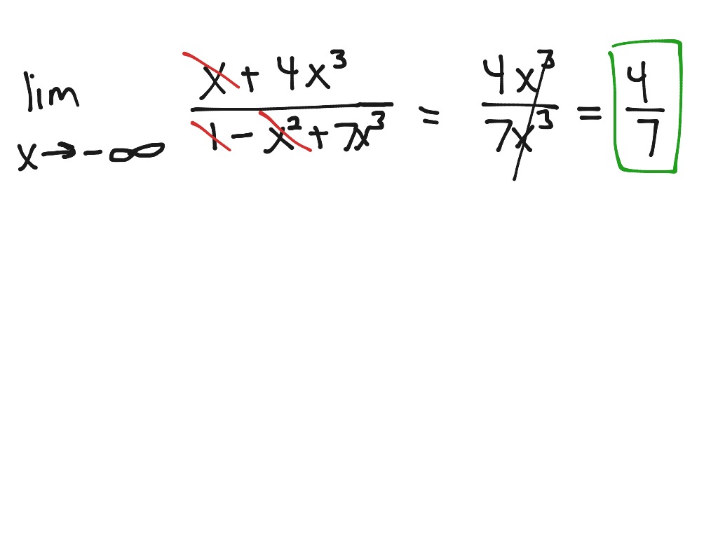 Limit (fraction) #5 | Math, Calculus, Limits | ShowMe