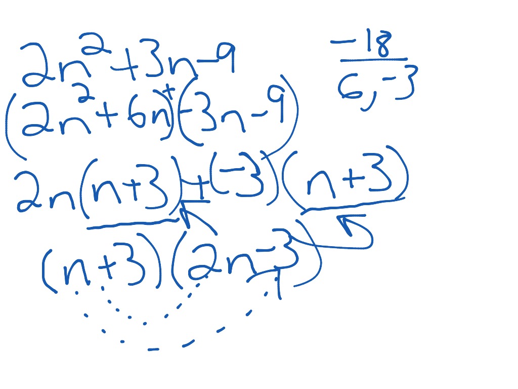 factoring-2n-2-3n-9-math-showme