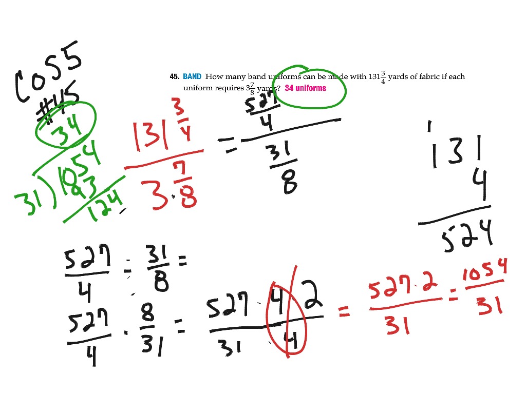 GC ALG C0S5 #45 fraction division 2016 | Math | ShowMe