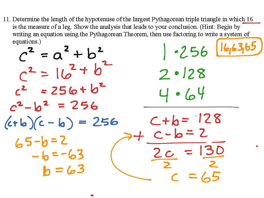 #11 Pythagorean Th Apps | Math, geometry | ShowMe