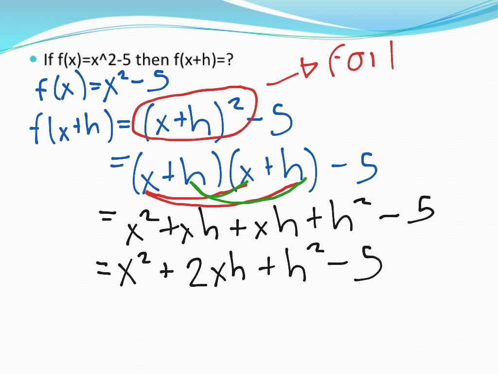 Function problems | Math | ShowMe