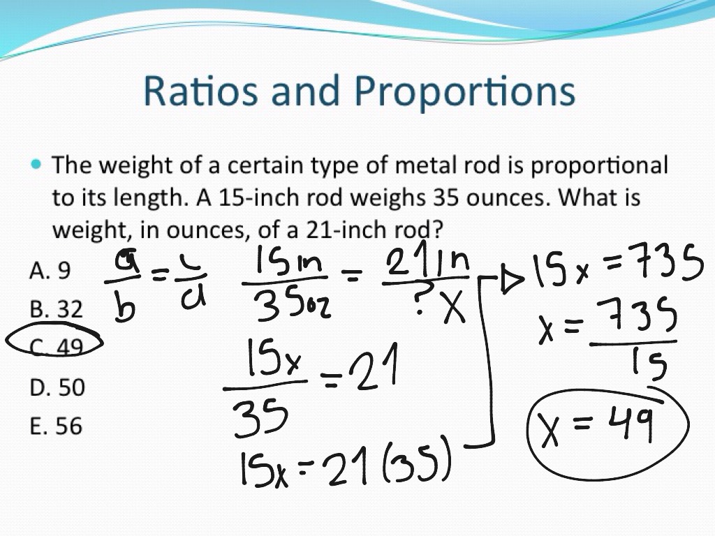 homework 1 ratio and proportion
