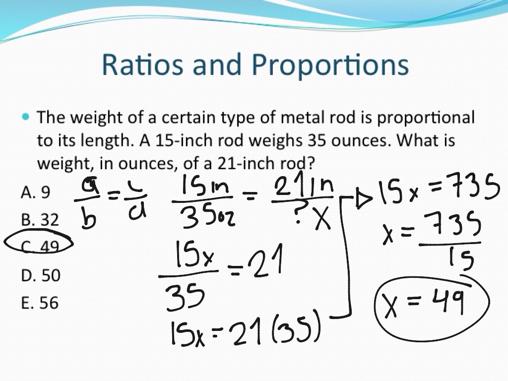 Ratios and proportions Math ShowMe