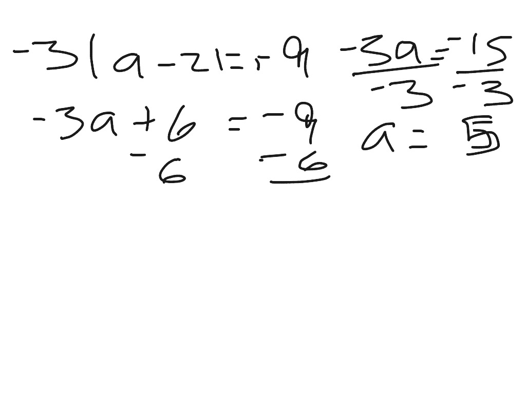 Absolute equation | Math | ShowMe