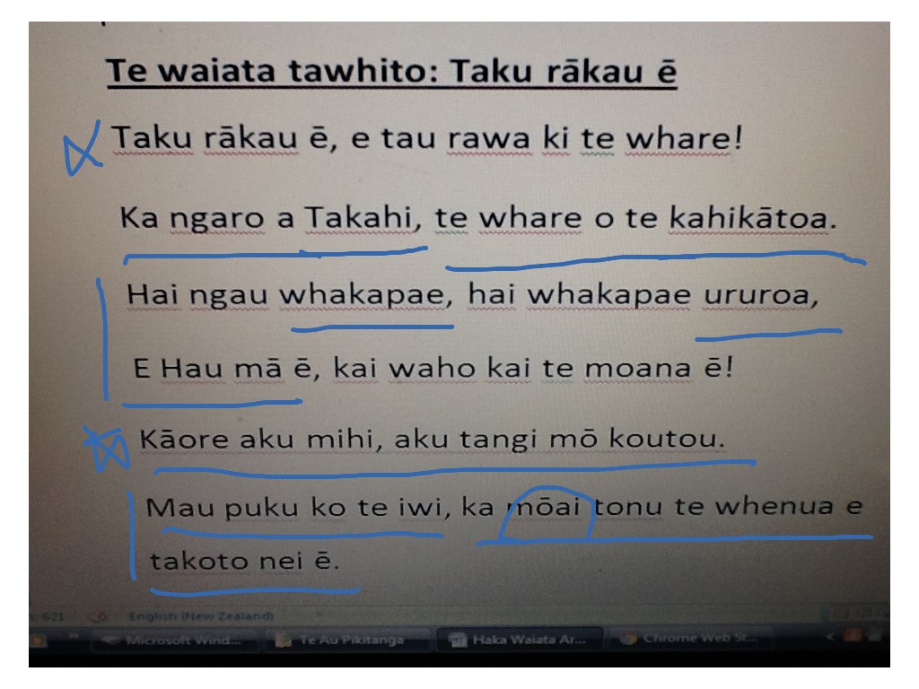 Waiata Tawhito- Taku Rakau e | History | ShowMe