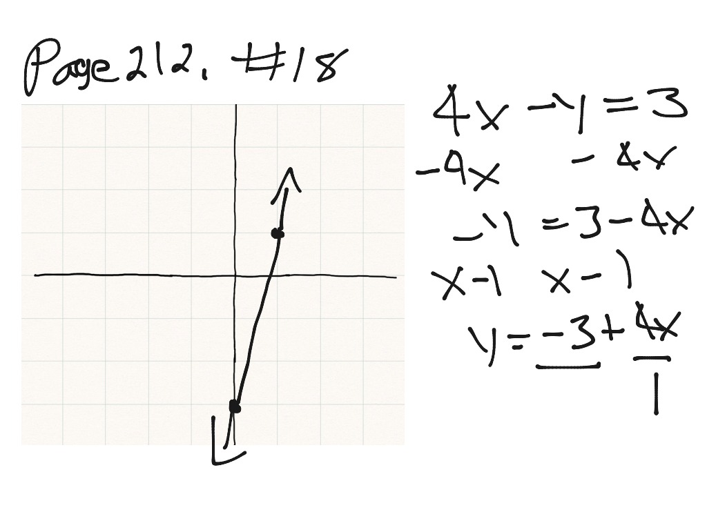 Pg. 212, #18 | Math, Algebra | ShowMe