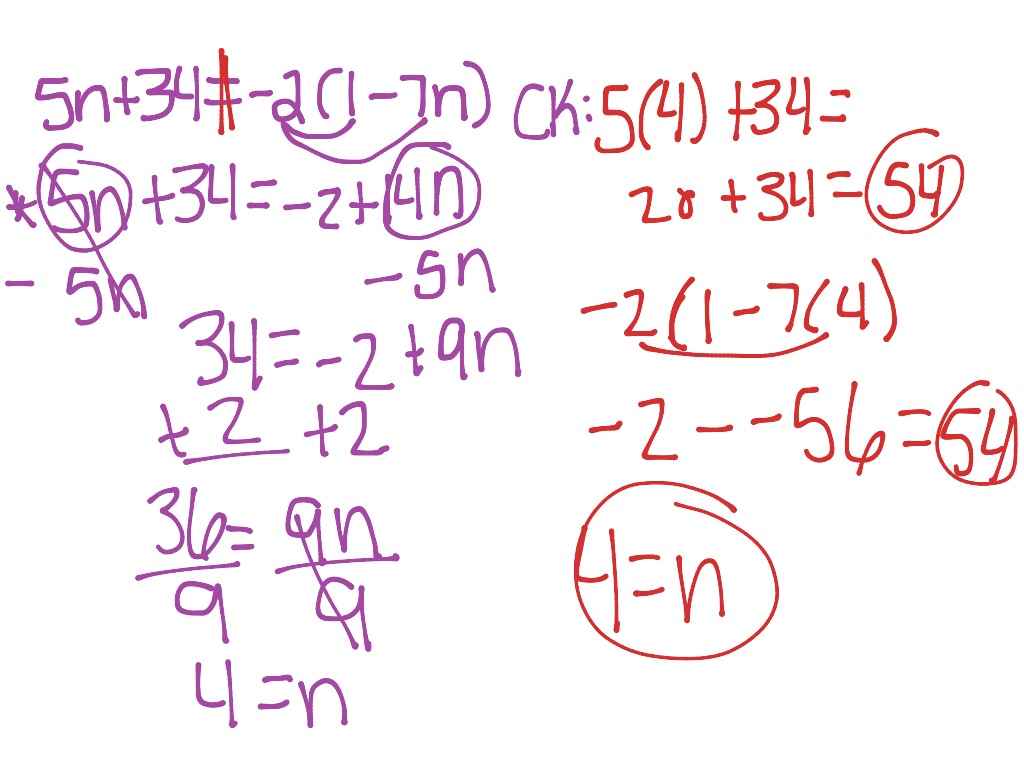 Another equation | Math | ShowMe