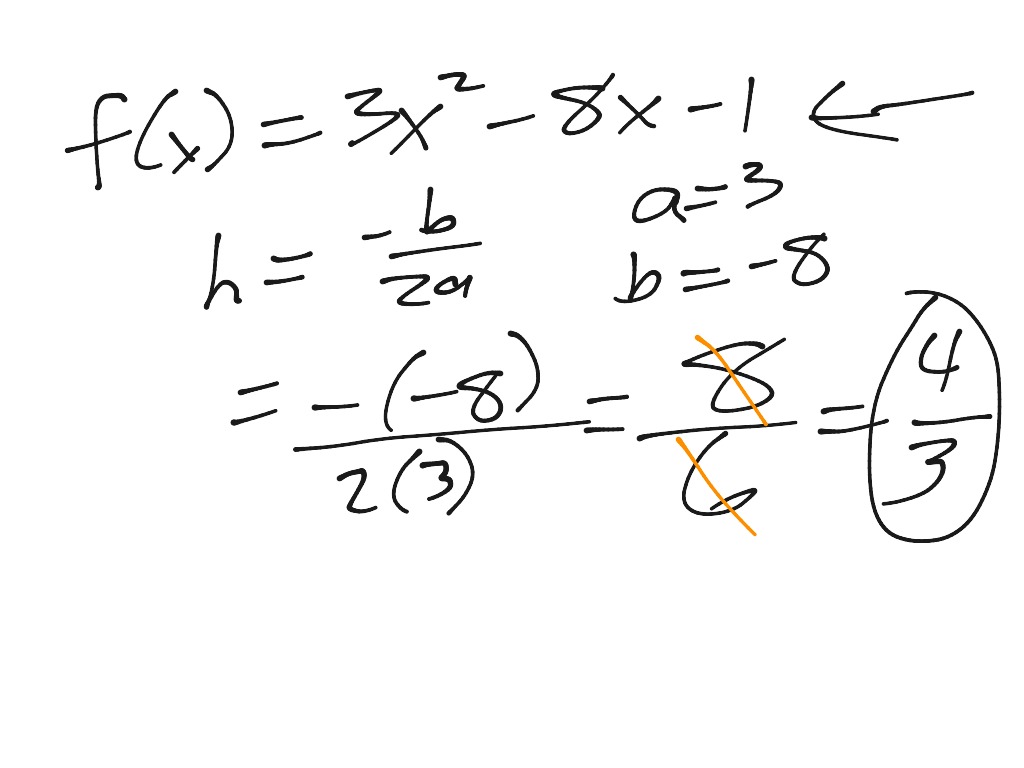 Vertex formula derivation | Math, Algebra, Quadratic Equations ...