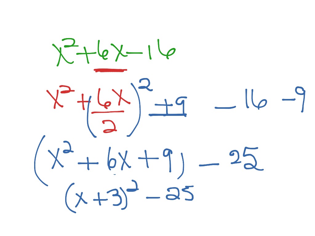 (untitled) | Math, Algebra, Quadratic Equations, Completing the Square ...