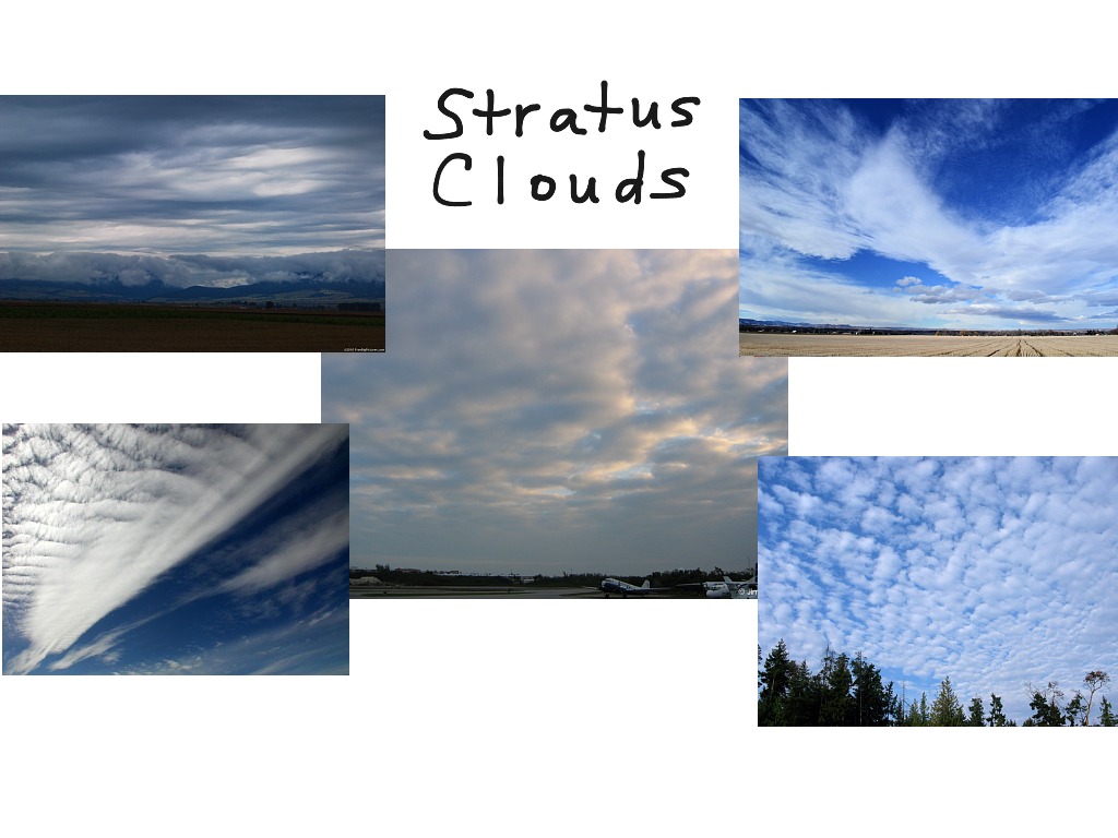 Stratus Clouds Definition Earth Science