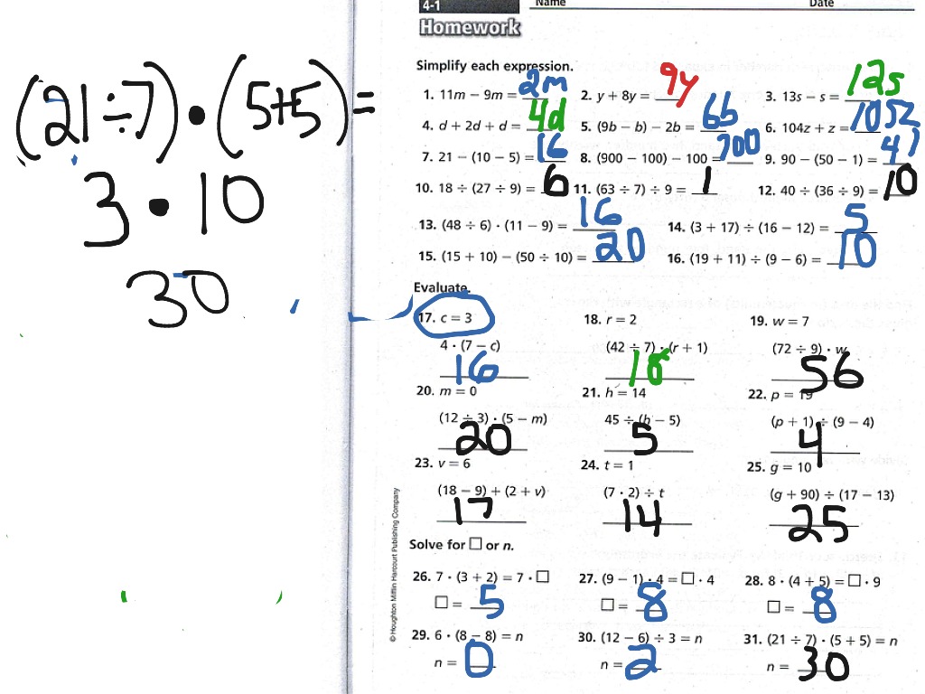 Math Expressions 4-1 Homework | Math, Elementary Math, math 4th grade