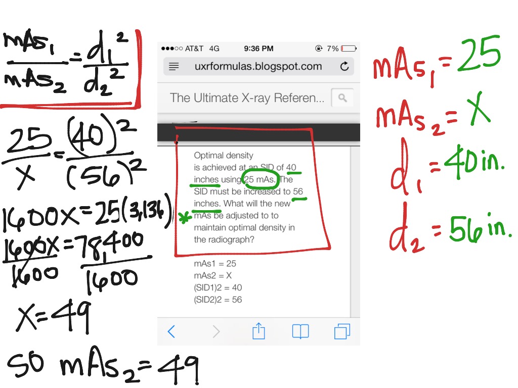 Inverse Square Law In Radiography (SID Impact To MAs) • How Radiology Works