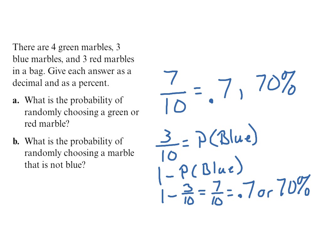 ShowMe Theoretical Probability